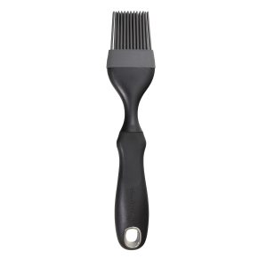 Baker's Secret - Silicone Brush with Grip Handle, for Pastry, Oil Baking, BBQ and Grilling, Baking Utensils Accessories - Black